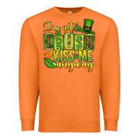 Carrot St. Patrick's I am not irish kiss me anyway Premium Sweatshirt - OliviaCreatesArt
