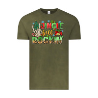 Vintage Olive jingle bell rockin' Vintage Tee - MaliasSmallBusiness