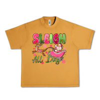 Peanut Butter sleigh all day Urban Heavy Tee - MaliasSmallBusiness