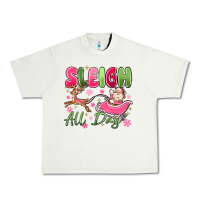 Pistachio sleigh all day Urban Heavy Tee - MaliasSmallBusiness