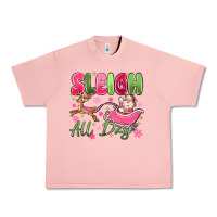 Salmon sleigh all day Urban Heavy Tee - MaliasSmallBusiness