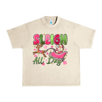 Sandshell sleigh all day Urban Heavy Tee - MaliasSmallBusiness