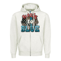 Back To Blue 4th Of July Zipper Hoodie | Teevron