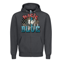 Smoke Back to blue 4th of july Zipper Hoodie - HowdyJamesFarm