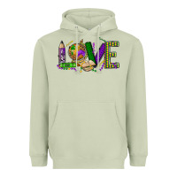 Matcha love teacher mardi gras Heavyweight Hoodie - OliviaCreatesArt
