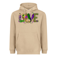 Mushroom love teacher mardi gras Heavyweight Hoodie - OliviaCreatesArt