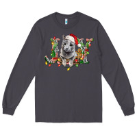Smoke Russian Blue Cat Joy Long Sleeve Tee - LillyAllenDesigns