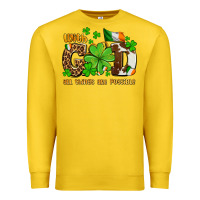Lemon with god all things are possible Premium Sweatshirt - OliviaCreatesArt