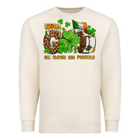 Sandshell with god all things are possible Premium Sweatshirt - OliviaCreatesArt