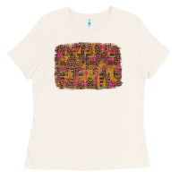 Bone cinco de mayo leopard glitter Ladies Tee - Artiststas