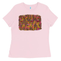 Bubblegum Pink cinco de mayo leopard glitter Ladies Tee - Artiststas