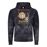 Cloud Black some days i rock it some days it rocks me either w Vintage Hoodie - MaliasSmallBusiness