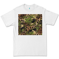 White camouflage  leopard Premium Tee - BarkalooDesign