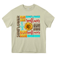Mossy sunflower sunshine Heavy Core Tee - AdoDesignShop