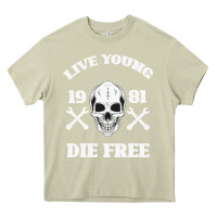 Mossy Live Young Die Free Heavy Core Tee - Bettercallsaul
