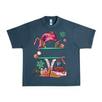 Midnight Navy pink elf costom name and preview Urban Heavy Tee - MaliasSmallBusiness
