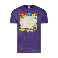 Cloud Purple school your text here Vintage Tee - NancyCooperArtShop
