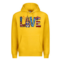 Lemon 4th Of July love gnome Premium Hoodie - HowdyJamesFarm