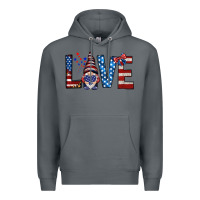 4th Of July Love Gnome Premium Hoodie | Teevron