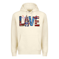 Sandshell 4th Of July love gnome Premium Hoodie - HowdyJamesFarm