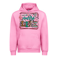 Fuchsia Pink Nurse life leopard frame Urban Hoodie - LillyAllenDesigns