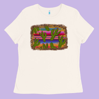 Cinco De Mayo Leopard Frame Ladies Tee Designed By Artiststas