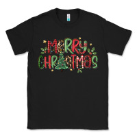 Black merry christmas Classic Tee - MaliasSmallBusiness