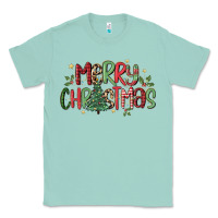 Seafoam merry christmas Classic Tee - MaliasSmallBusiness