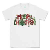 White merry christmas Classic Tee - MaliasSmallBusiness