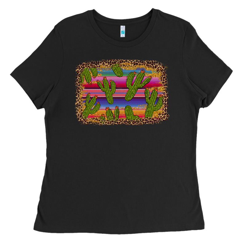 Cinco De Mayo Leopard Frame Ladies Tee by Artiststas | Teevron