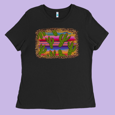 Cinco De Mayo Leopard Frame Ladies Tee Designed By Artiststas