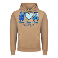 Vintage Coffee Peace Love Cure Stomach Cancer Vintage Hoodie - Jasminsmagicworld