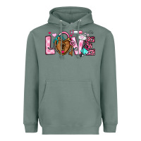 Love Valentines Day Nurse Heavyweight Hoodie | Teevron