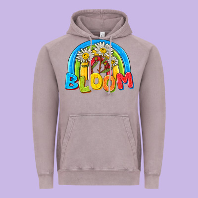 Bloom Vintage Hoodie Designed By Nancycooperartshop
