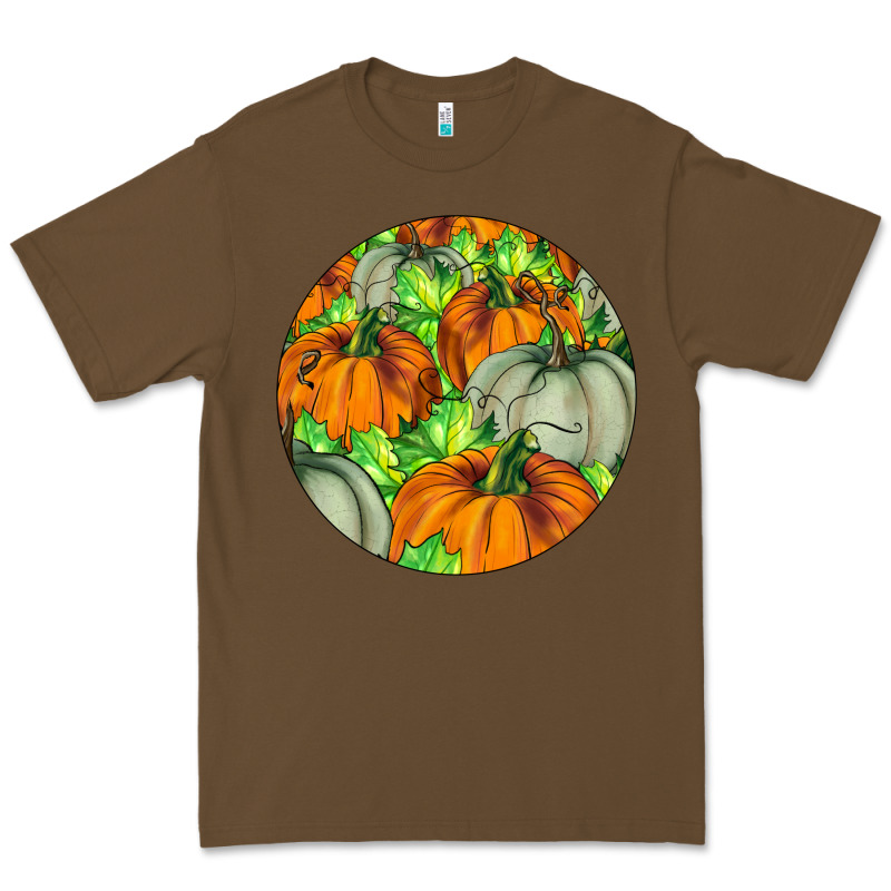 Fall Rounded Premium Tee by LillyAllenDesigns | Teevron
