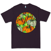Plum Fall Rounded Premium Tee - LillyAllenDesigns