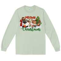 Matcha siamese cat meowy christmas Long Sleeve Tee - LillyAllenDesigns