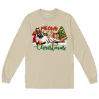 Mushroom siamese cat meowy christmas Long Sleeve Tee - LillyAllenDesigns