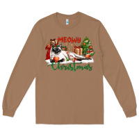 Toasted Coconut siamese cat meowy christmas Long Sleeve Tee - LillyAllenDesigns