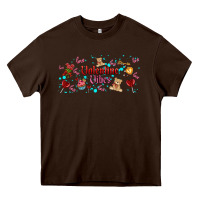 Chocolate Brown love vibes and valentines Heavy Core Tee - AdoDesignShop