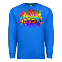 True Royal Hello Summer Tie Dye Premium Sweatshirt - CowCowDesign