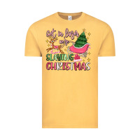 Vintage Mustard get in loser we're slaying christmas Vintage Tee - MaliasSmallBusiness