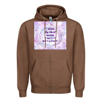 Chestnut it hurts to bite my tongue Zipper Hoodie - TumblerDesignByShophia