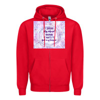 Red it hurts to bite my tongue Zipper Hoodie - TumblerDesignByShophia