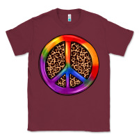 Burgundy peace sign pride Classic Tee - JahusDesignShop