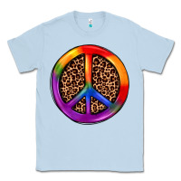 Dusty Blue peace sign pride Classic Tee - JahusDesignShop
