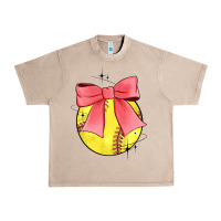 French Oak coquette softball bow Urban Heavy Tee - JahusDesignShop