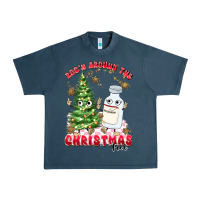 Midnight Navy racn around the christmas tree Urban Heavy Tee - MaliasSmallBusiness