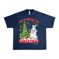 Navy racn around the christmas tree Urban Heavy Tee - MaliasSmallBusiness