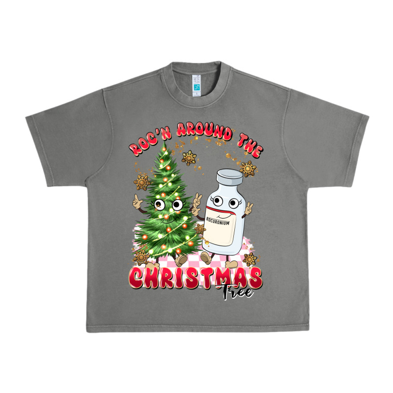 Racn Around The Christmas Tree Urban Heavy Tee by MaliasSmallBusiness | Teevron